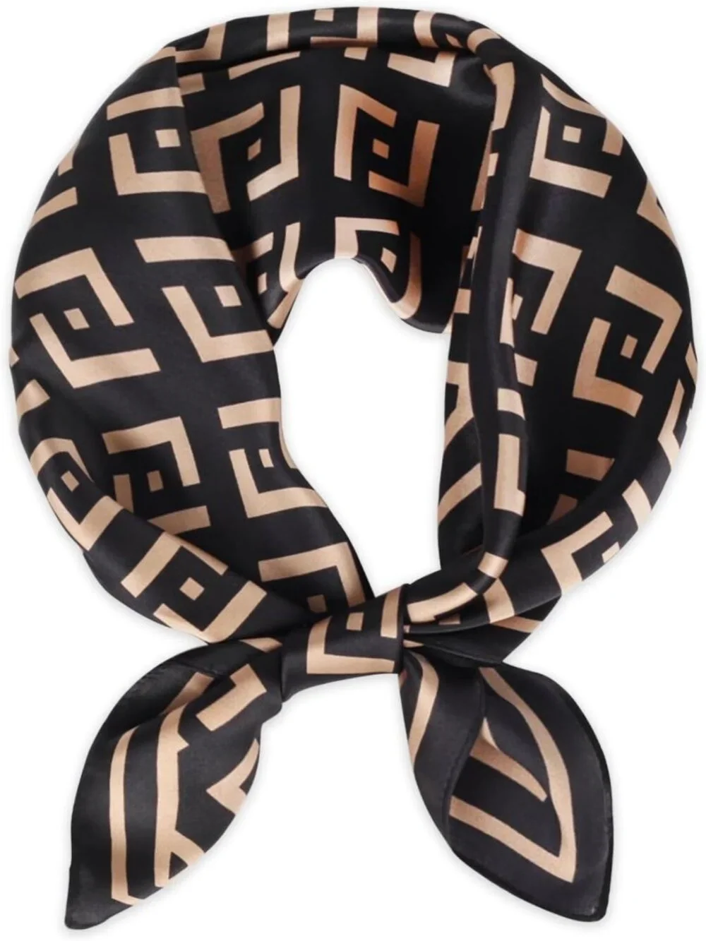 100% Pure Mulberry Silk Scarf for Women - Lightweight Square Neckerchief 27.5